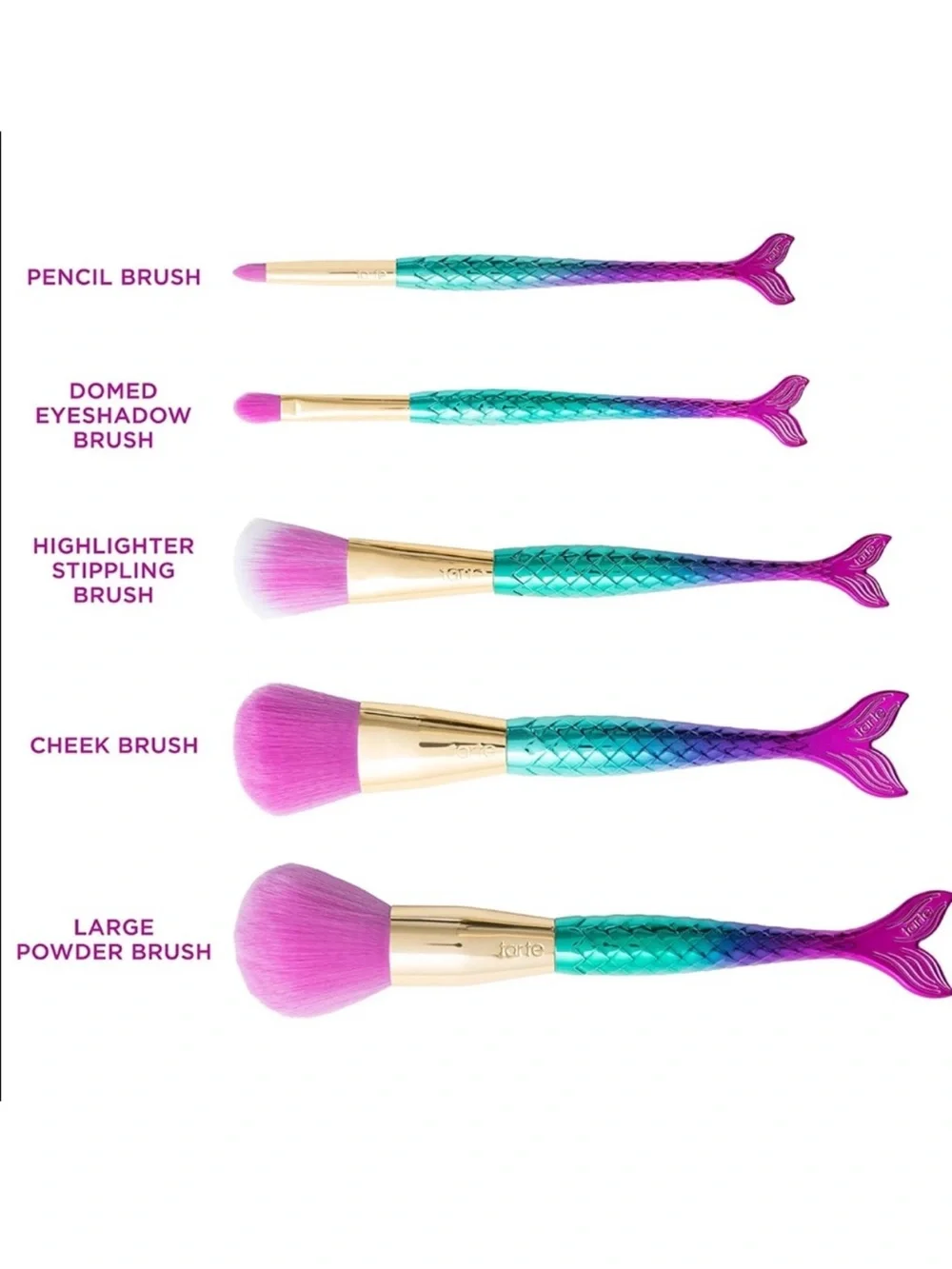 TARTE Minutes to Mermaid Makeup Brush Set
